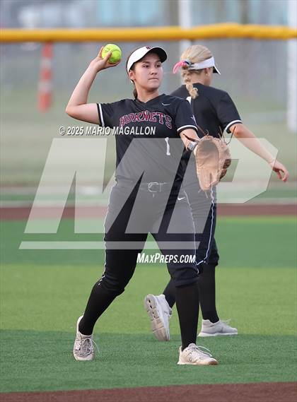 Thumbnail 2 in Mission @ Flour Bluff Softball (UIL Girls Softball 5A D1 Bi-District) photogallery.