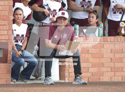 Thumbnail 2 in Mission @ Flour Bluff Softball (UIL Girls Softball 5A D1 Bi-District) photogallery.