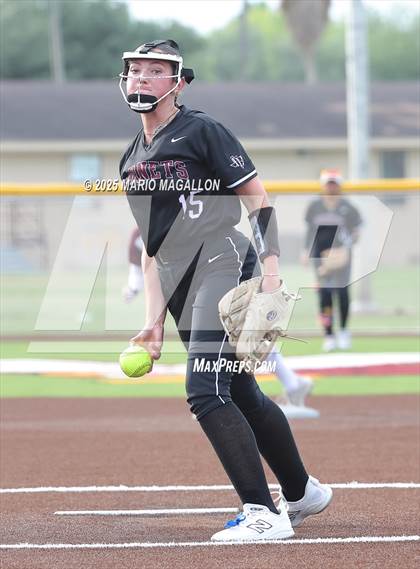 Thumbnail 2 in Mission @ Flour Bluff Softball (UIL Girls Softball 5A D1 Bi-District) photogallery.