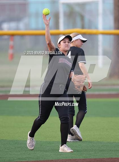 Thumbnail 3 in Mission @ Flour Bluff Softball (UIL Girls Softball 5A D1 Bi-District) photogallery.