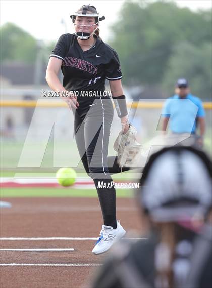 Thumbnail 1 in Mission @ Flour Bluff Softball (UIL Girls Softball 5A D1 Bi-District) photogallery.