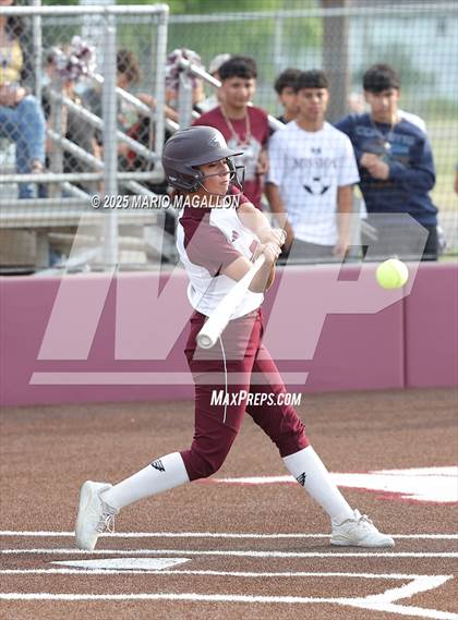 Thumbnail 3 in Mission @ Flour Bluff Softball (UIL Girls Softball 5A D1 Bi-District) photogallery.