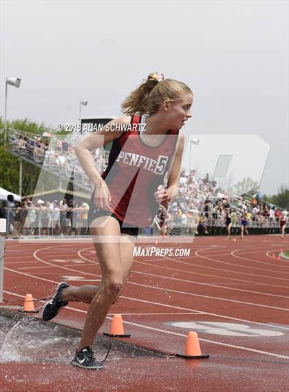 Thumbnail 2 in Section V Finals (Girls Steeplechase) photogallery.