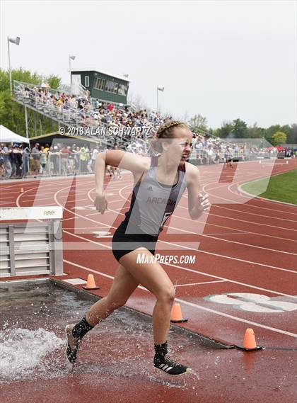 Thumbnail 2 in Section V Finals (Girls Steeplechase) photogallery.