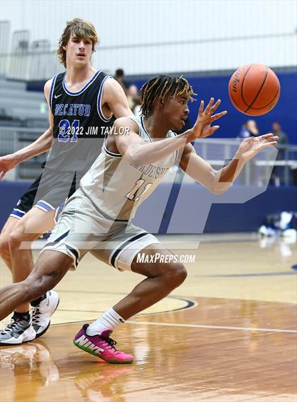 Thumbnail 2 in Decatur vs Young Men's Leadership Academy (UIL 4A Bi-District Playoff) photogallery.