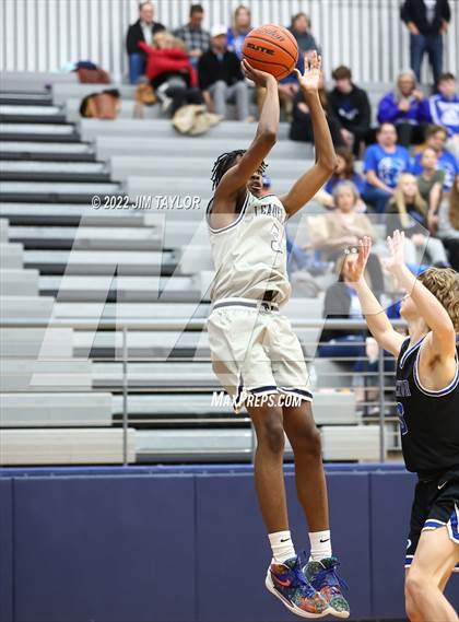 Thumbnail 1 in Decatur vs Young Men's Leadership Academy (UIL 4A Bi-District Playoff) photogallery.