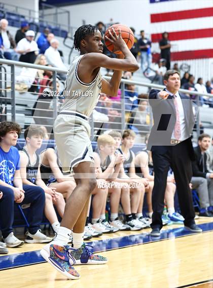 Thumbnail 3 in Decatur vs Young Men's Leadership Academy (UIL 4A Bi-District Playoff) photogallery.