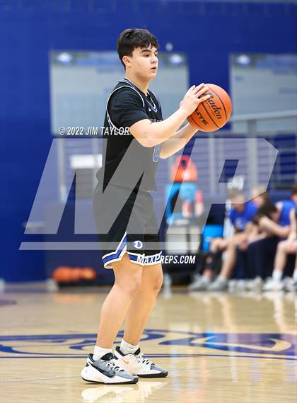 Thumbnail 2 in Decatur vs Young Men's Leadership Academy (UIL 4A Bi-District Playoff) photogallery.