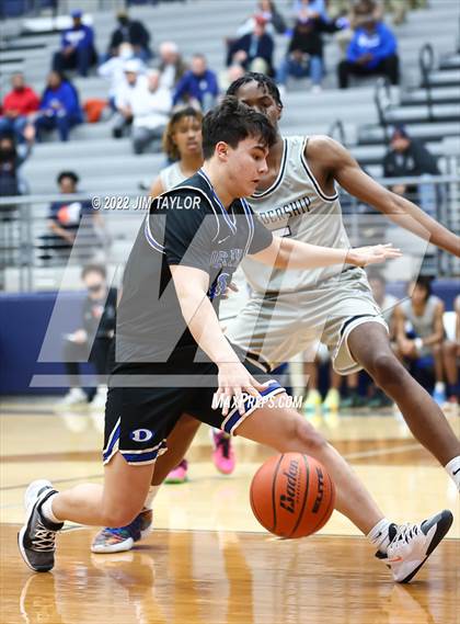 Thumbnail 3 in Decatur vs Young Men's Leadership Academy (UIL 4A Bi-District Playoff) photogallery.