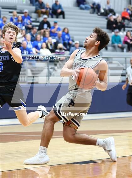 Thumbnail 2 in Decatur vs Young Men's Leadership Academy (UIL 4A Bi-District Playoff) photogallery.