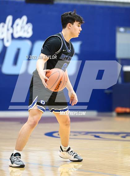 Thumbnail 3 in Decatur vs Young Men's Leadership Academy (UIL 4A Bi-District Playoff) photogallery.