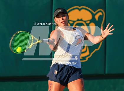 Thumbnail 1 in Round Rock Westwood vs Seven Lakes (UIL 6A Tennis Final) photogallery.