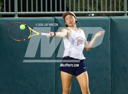 Thumbnail 2 in Round Rock Westwood vs Seven Lakes (UIL 6A Tennis Final) photogallery.
