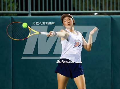 Thumbnail 3 in Round Rock Westwood vs Seven Lakes (UIL 6A Tennis Final) photogallery.