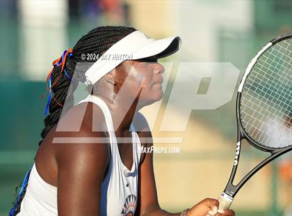 Thumbnail 3 in Round Rock Westwood vs Seven Lakes (UIL 6A Tennis Final) photogallery.