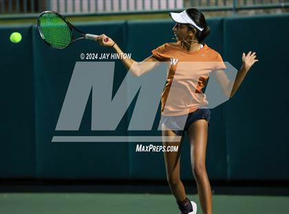 Thumbnail 1 in Round Rock Westwood vs Seven Lakes (UIL 6A Tennis Final) photogallery.