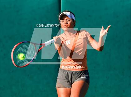 Thumbnail 2 in Round Rock Westwood vs Seven Lakes (UIL 6A Tennis Final) photogallery.