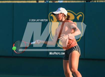 Thumbnail 3 in Round Rock Westwood vs Seven Lakes (UIL 6A Tennis Final) photogallery.