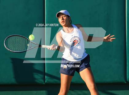 Thumbnail 1 in Round Rock Westwood vs Seven Lakes (UIL 6A Tennis Final) photogallery.