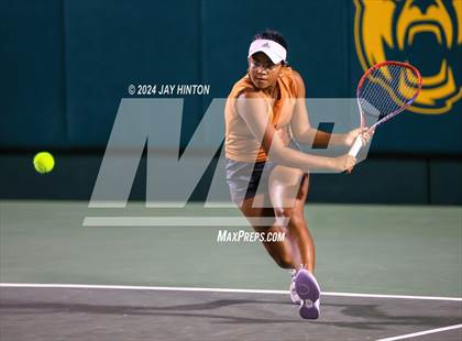 Thumbnail 3 in Round Rock Westwood vs Seven Lakes (UIL 6A Tennis Final) photogallery.
