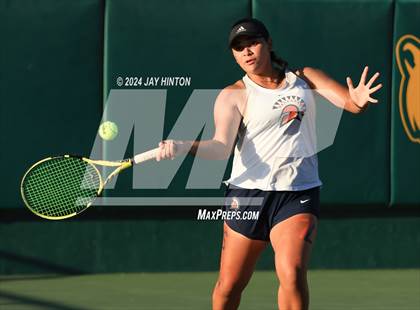 Thumbnail 3 in Round Rock Westwood vs Seven Lakes (UIL 6A Tennis Final) photogallery.