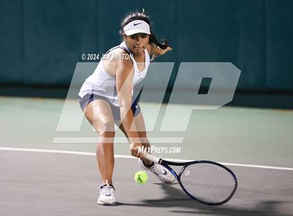 Thumbnail 2 in Round Rock Westwood vs Seven Lakes (UIL 6A Tennis Final) photogallery.