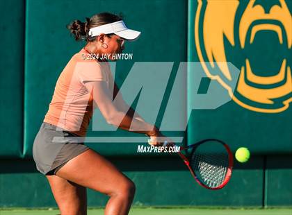 Thumbnail 3 in Round Rock Westwood vs Seven Lakes (UIL 6A Tennis Final) photogallery.