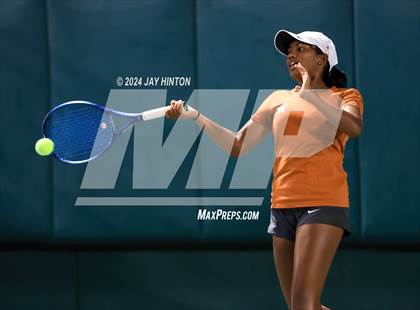 Thumbnail 3 in Round Rock Westwood vs Seven Lakes (UIL 6A Tennis Final) photogallery.