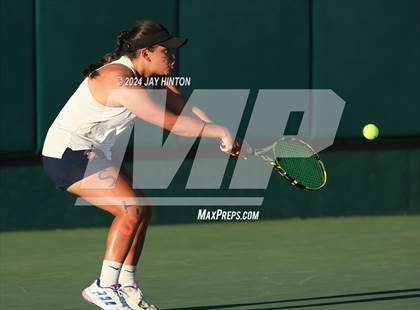 Thumbnail 3 in Round Rock Westwood vs Seven Lakes (UIL 6A Tennis Final) photogallery.