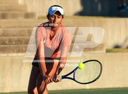 Thumbnail 2 in Round Rock Westwood vs Seven Lakes (UIL 6A Tennis Final) photogallery.
