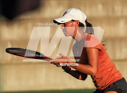 Thumbnail 3 in Round Rock Westwood vs Seven Lakes (UIL 6A Tennis Final) photogallery.