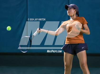 Thumbnail 1 in Round Rock Westwood vs Seven Lakes (UIL 6A Tennis Final) photogallery.