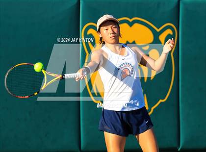 Thumbnail 1 in Round Rock Westwood vs Seven Lakes (UIL 6A Tennis Final) photogallery.