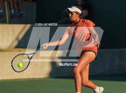 Thumbnail 2 in Round Rock Westwood vs Seven Lakes (UIL 6A Tennis Final) photogallery.