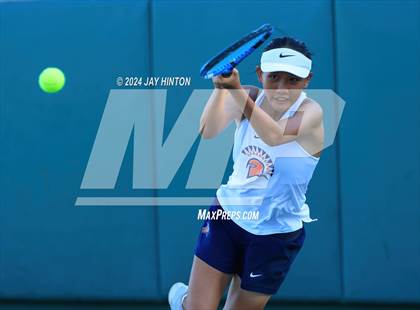 Thumbnail 1 in Round Rock Westwood vs Seven Lakes (UIL 6A Tennis Final) photogallery.