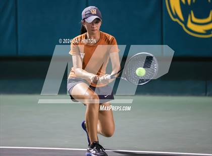 Thumbnail 3 in Round Rock Westwood vs Seven Lakes (UIL 6A Tennis Final) photogallery.