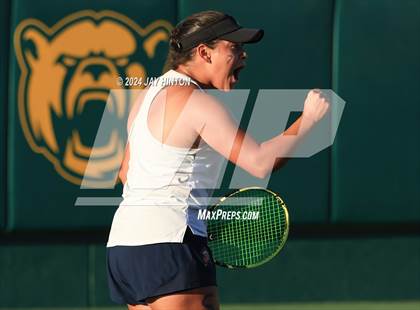 Thumbnail 1 in Round Rock Westwood vs Seven Lakes (UIL 6A Tennis Final) photogallery.