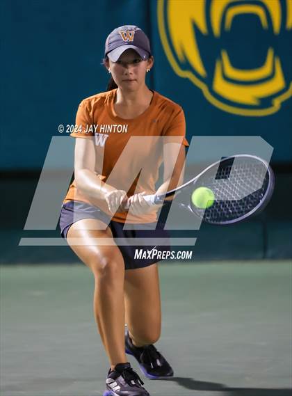 Thumbnail 3 in Round Rock Westwood vs Seven Lakes (UIL 6A Tennis Final) photogallery.