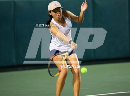 Thumbnail 3 in Round Rock Westwood vs Seven Lakes (UIL 6A Tennis Final) photogallery.