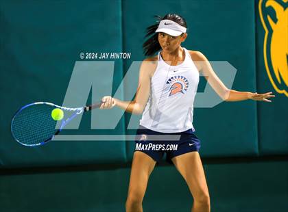 Thumbnail 3 in Round Rock Westwood vs Seven Lakes (UIL 6A Tennis Final) photogallery.