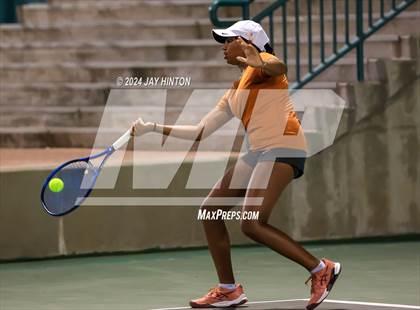 Thumbnail 2 in Round Rock Westwood vs Seven Lakes (UIL 6A Tennis Final) photogallery.