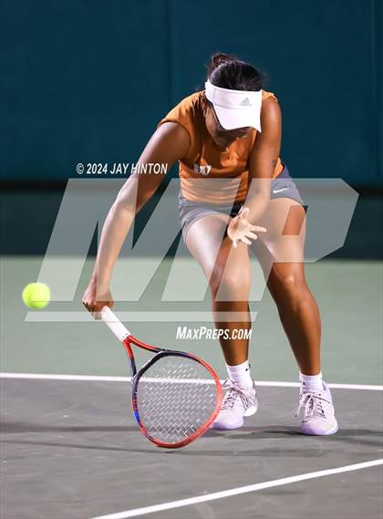 Thumbnail 2 in Round Rock Westwood vs Seven Lakes (UIL 6A Tennis Final) photogallery.