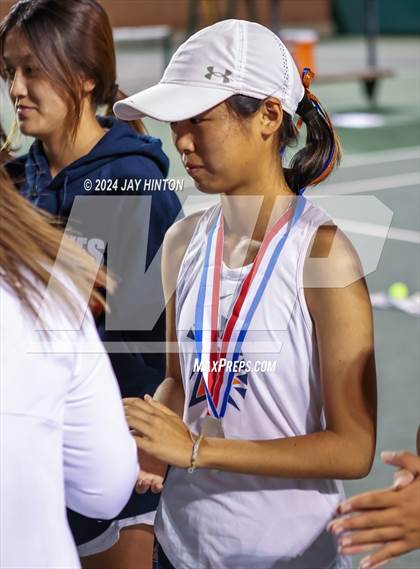 Thumbnail 3 in Round Rock Westwood vs Seven Lakes (UIL 6A Tennis Final) photogallery.