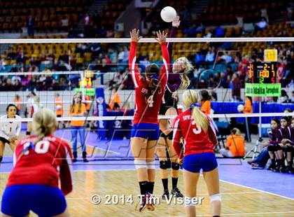 Thumbnail 3 in Idalia vs. Springfield (CHSAA 1A Playoff) photogallery.