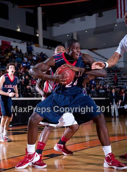 Thumbnail 3 in Findlay Prep vs. Flower Mound Marcus photogallery.