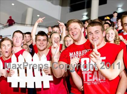 Thumbnail 3 in Findlay Prep vs. Flower Mound Marcus photogallery.