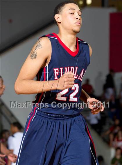 Thumbnail 2 in Findlay Prep vs. Flower Mound Marcus photogallery.