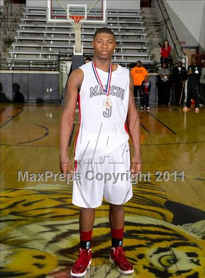 Thumbnail 1 in Findlay Prep vs. Flower Mound Marcus photogallery.