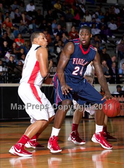 Thumbnail 2 in Findlay Prep vs. Flower Mound Marcus photogallery.