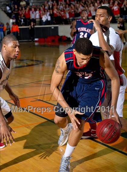 Thumbnail 1 in Findlay Prep vs. Flower Mound Marcus photogallery.